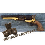 Navy Steel Revolver Intarsia scroll saw pattern | The Wooden Teddy Bear