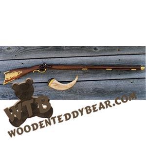 Kentucky Long Rifle Intarsia scroll saw pattern | The Wooden Teddy Bear