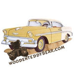 56 Chevy | Fretwork Scroll Saw Pattern | Wooden Teddy Bear