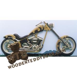 Chopper | Fretwork Scroll Saw Pattern | Wooden Teddy Bear