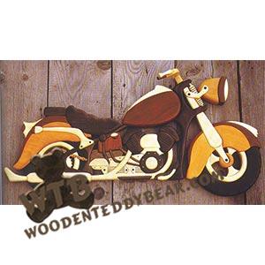 Fat Bike | Fretwork Scroll Saw Pattern | Wooden Teddy Bear