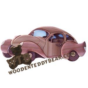 Fat Car | Fretwork Scroll Saw Pattern | Wooden Teddy Bear