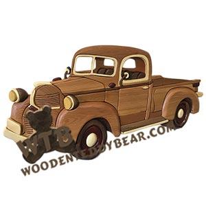 Old Dodge | Fretwork Scroll Saw Pattern | Wooden Teddy Bear