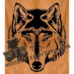 Wolf fretwork scroll saw pattern | The Wooden Teddy Bear
