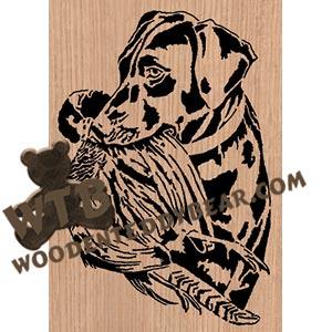 Bird Dog fretwork scroll saw pattern | The Wooden Teddy Bear