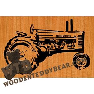 John Deere 40A fretwork scroll saw pattern | The Wooden Teddy Bear