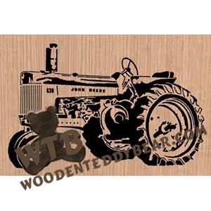 John Deere 630 fretwork scroll saw pattern | The Wooden Teddy Bear