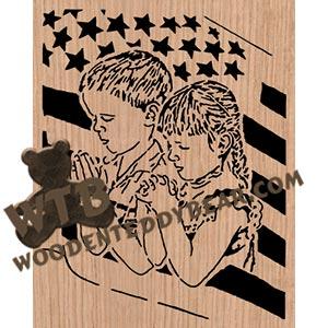 Our Country's Future fretwork scroll saw pattern | The Wooden Teddy Bear