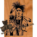 Native American Boys fretwork scroll saw pattern | The Wooden Teddy Bear