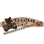 Door Topper Welcome Plaque Birds fretwork scroll saw pattern | The Wooden Teddy Bear