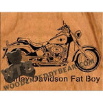 Harley Fat Boy fretwork scroll saw pattern | The Wooden Teddy Bear