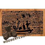 Float Trip fretwork scroll saw pattern | The Wooden Teddy Bear