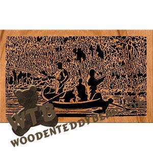Float Trip fretwork scroll saw pattern | The Wooden Teddy Bear