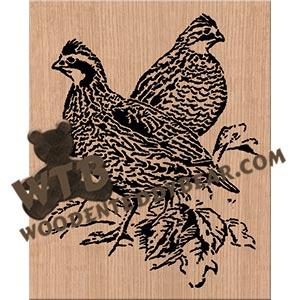 Quail fretwork scroll saw pattern | The Wooden Teddy Bear