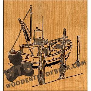 Oriental Fisher fretwork scroll saw pattern | The Wooden Teddy Bear