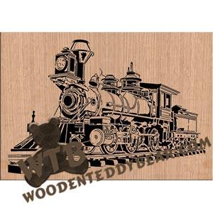 American 2-6-0 Advanced fretwork scroll saw pattern | The Wooden Teddy Bear