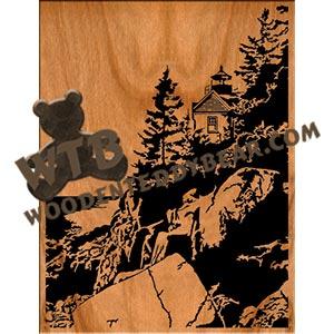 Maine Beach Advanced fretwork scroll saw pattern | The Wooden Teddy Bear
