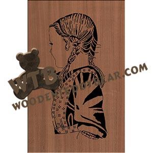 Braids Advanced fretwork scroll saw pattern | The Wooden Teddy Bear