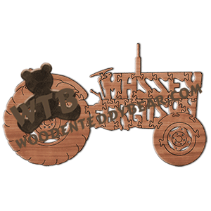 Massey Ferguson (Tractor) | Fretwork Scroll Saw Pattern | Wooden Teddy Bear