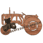 Allis (Chalmers D-15 Tractor) | Fretwork Scroll Saw Pattern | Wooden Teddy Bear