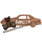 (Ford) Mustang ('87-'93) | Fretwork Scroll Saw Pattern | Wooden Teddy Bear