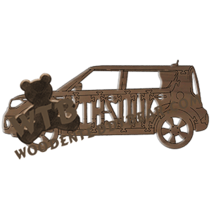 (2019) Kia Soul | Fretwork Scroll Saw Pattern | Wooden Teddy Bear