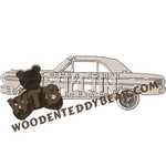 (1964 Ford) Falcon | Fretwork Scroll Saw Pattern | Wooden Teddy Bear