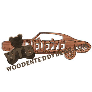 (1970 Chevy) Chevelle SS | Fretwork Scroll Saw Pattern | Wooden Teddy Bear