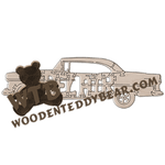 (1955 Chevy) Bel Air | Fretwork Scroll Saw Pattern | Wooden Teddy Bear