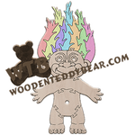 Troll ** | Fretwork Scroll Saw Pattern | Wooden Teddy Bear