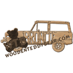 (Ford) Bronco (1973) | Fretwork Scroll Saw Pattern | Wooden Teddy Bear