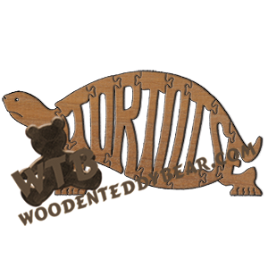 Animals - Tortoise | Fretwork Scroll Saw Pattern | Wooden Teddy Bear