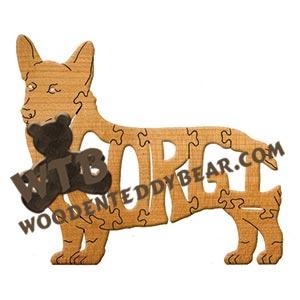 Dogs Corgi Pembroke fretwork scroll saw pattern | The Wooden Teddy Bear