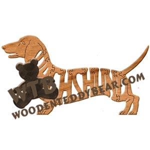 Dogs Dachshund fretwork scroll saw pattern | The Wooden Teddy Bear