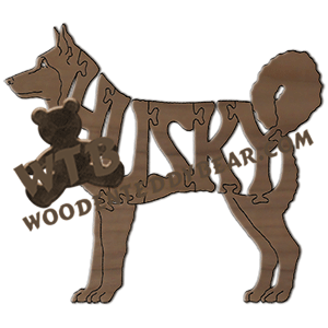 Dogs Husky fretwork scroll saw pattern | The Wooden Teddy Bear