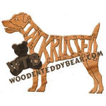 Dogs Jack Russell fretwork scroll saw pattern | The Wooden Teddy Bear