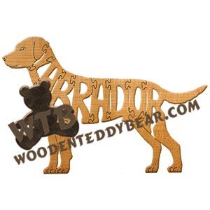 Dogs Labrador fretwork scroll saw pattern | The Wooden Teddy Bear