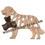 Dogs Pyranees Great fretwork scroll saw pattern | The Wooden Teddy Bear