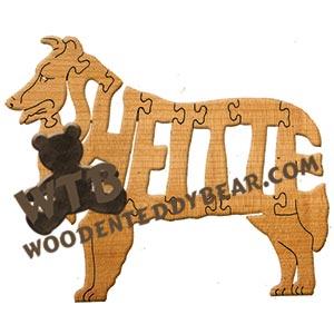 Dogs Sheltie fretwork scroll saw pattern | The Wooden Teddy Bear