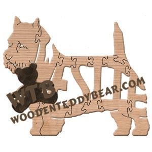 Dogs Westie fretwork scroll saw pattern | The Wooden Teddy Bear