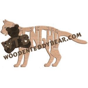 Cats Bengal fretwork scroll saw pattern | The Wooden Teddy Bear