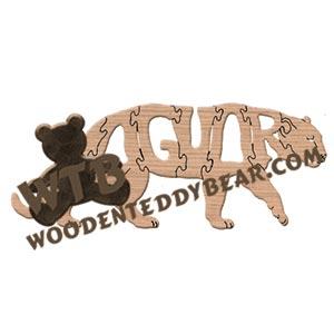 Cats Jaguar fretwork scroll saw pattern | The Wooden Teddy Bear