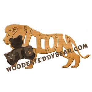 Cats Lion fretwork scroll saw pattern | The Wooden Teddy Bear