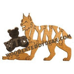 Cats Lynx w/prey fretwork scroll saw pattern | The Wooden Teddy Bear