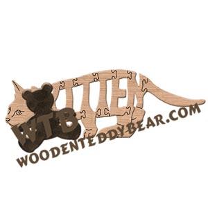 Cats Kitten fretwork scroll saw pattern | The Wooden Teddy Bear