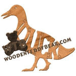 Birds Duck fretwork scroll saw pattern | The Wooden Teddy Bear