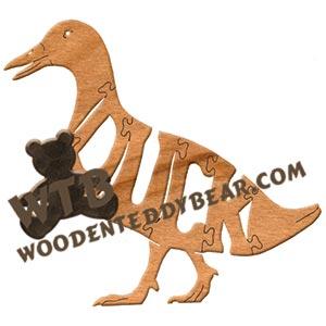 Birds Duck fretwork scroll saw pattern | The Wooden Teddy Bear