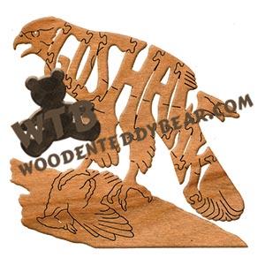 Birds Goshawk fretwork scroll saw pattern | The Wooden Teddy Bear