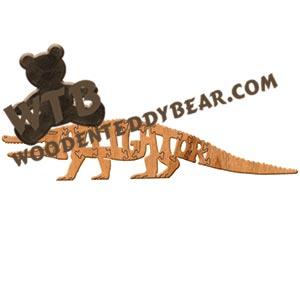 Animals Alligator fretwork scroll saw pattern | The Wooden Teddy Bear