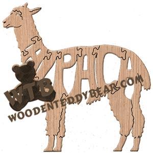 Animals Alpaca fretwork scroll saw pattern | The Wooden Teddy Bear